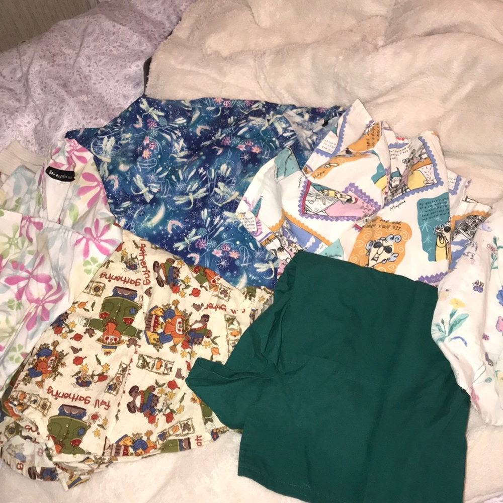 Scrub shirts